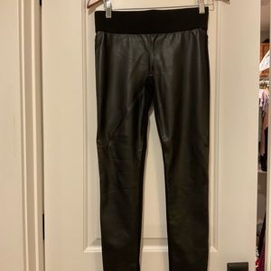 Club Monaco Faux leather/Viscose pants